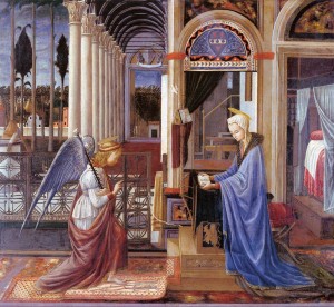 The Annunciation by CARNEVALE, Fra